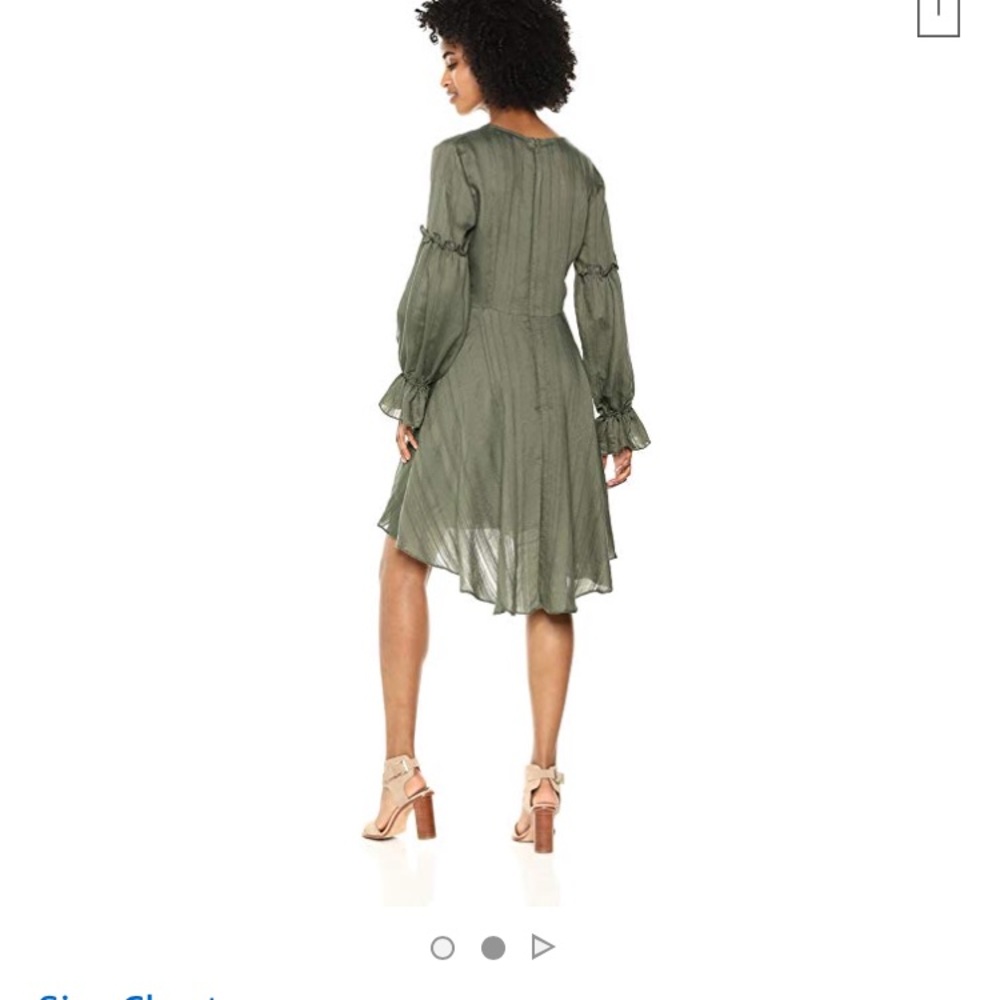 BCBG Maxazria olive dress